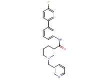 N-(4'-fluoro-3-biphenylyl)-1-(3-pyridinylmethyl)-3-piperidinecarboxamide