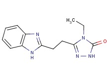 5-[2-(1H-benzimidazol-2-yl)ethyl]-4-ethyl-2,4-dihydro-3H-1,2,4-triazol-3-one