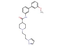 N-(3'-methoxy-3-biphenylyl)-1-[3-(1H-pyrazol-1-yl)propyl]-4-piperidinecarboxamide