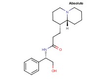 N-[(1S)-2-hydroxy-1-phenylethyl]-3-[(1S,9aR)-octahydro-2H-quinolizin-1-yl]propanamide