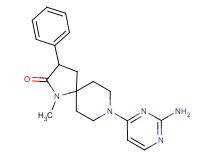 8-(2-amino-4-pyrimidinyl)-1-methyl-3-phenyl-1,8-diazaspiro[4.5]decan-2-one