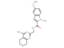 5-methoxy-1-methyl-N-[(4-methyl-5,6,7,8-tetrahydro-2-quinazolinyl)methyl]-1H-indole-2-carboxamide