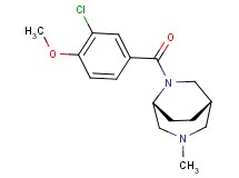 (1S*,5R*)-6-(3-chloro-4-methoxybenzoyl)-3-methyl-3,6-diazabicyclo[3.2.2]nonane