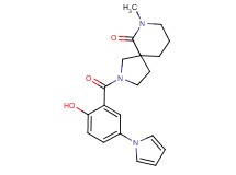 2-[2-hydroxy-5-(1H-pyrrol-1-yl)benzoyl]-7-methyl-2,7-diazaspiro[4.5]decan-6-one