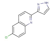 6-chloro-2-(1H-pyrazol-3-yl)quinoline