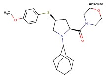 4-{(4S)-1-(2-adamantyl)-4-[(4-methoxyphenyl)thio]-L-prolyl}morpholine