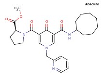 methyl 1-{[5-[(cyclooctylamino)carbonyl]-4-oxo-1-(2-pyridinylmethyl)-1,4-dihydro-3-pyridinyl]carbonyl}-L-prolinate
