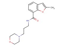 2-methyl-N-(3-morpholin-4-ylpropyl)-1-benzofuran-7-carboxamide