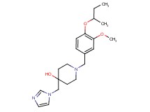 1-(4-sec-butoxy-3-methoxybenzyl)-4-(1H-imidazol-1-ylmethyl)piperidin-4-ol