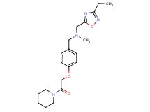 1-(3-ethyl-1,2,4-oxadiazol-5-yl)-N-methyl-N-[4-(2-oxo-2-piperidin-1-ylethoxy)benzyl]methanamine