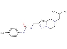 N-[(5-isobutyl-4,5,6,7-tetrahydropyrazolo[1,5-a]pyrazin-2-yl)methyl]-N'-(4-methylphenyl)urea