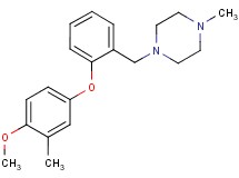 1-[2-(4-methoxy-3-methylphenoxy)benzyl]-4-methylpiperazine