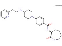 N-[(3S)-2-oxo-3-azepanyl]-4-(4-{[2-(2-pyridinyl)ethyl]amino}-1-piperidinyl)benzamide