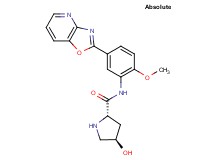(4R)-4-hydroxy-N-(2-methoxy-5-[1,3]oxazolo[4,5-b]pyridin-2-ylphenyl)-L-prolinamide hydrochloride
