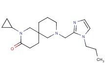 2-cyclopropyl-8-[(1-propyl-1H-imidazol-2-yl)methyl]-2,8-diazaspiro[5.5]undecan-3-one