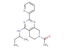 7-acetyl-N-(sec-butyl)-2-pyridin-2-yl-5,6,7,8-tetrahydropyrido[3,4-d]pyrimidin-4-amine
