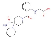 [(2-{[4'-(aminocarbonyl)-1,4'-bipiperidin-1'-yl]carbonyl}phenyl)amino]acetic acid