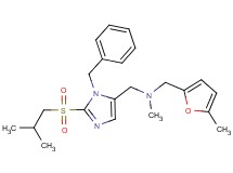 1-[1-benzyl-2-(isobutylsulfonyl)-1H-imidazol-5-yl]-N-methyl-N-[(5-methyl-2-furyl)methyl]methanamine