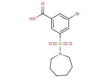 3-(azepan-1-ylsulfonyl)-5-bromobenzoic acid