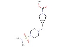 methyl (1R*,5S*,6r)-6-({4-[(dimethylamino)sulfonyl]piperazin-1-yl}methyl)-3-azabicyclo[3.1.0]hexane-3-carboxylate