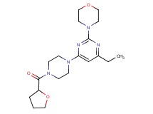 4-{4-ethyl-6-[4-(tetrahydrofuran-2-ylcarbonyl)piperazin-1-yl]pyrimidin-2-yl}morpholine