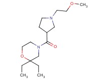 2,2-diethyl-4-{[1-(2-methoxyethyl)pyrrolidin-3-yl]carbonyl}morpholine