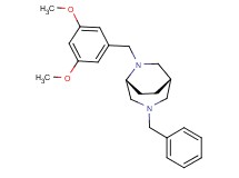 (1S*,5R*)-3-benzyl-6-(3,5-dimethoxybenzyl)-3,6-diazabicyclo[3.2.2]nonane