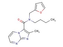 N-butyl-N-(2-furylmethyl)-2-methylimidazo[1,2-a]pyrimidine-3-carboxamide