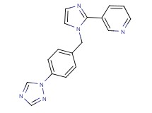 3-{1-[4-(1H-1,2,4-triazol-1-yl)benzyl]-1H-imidazol-2-yl}pyridine