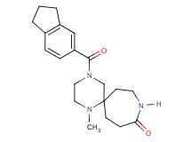 4-(2,3-dihydro-1H-inden-5-ylcarbonyl)-1-methyl-1,4,9-triazaspiro[5.6]dodecan-10-one