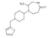1-[1-(2-furylmethyl)piperidin-4-yl]-2-methyl-1,4-diazepan-5-one