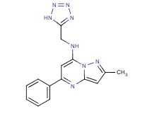 2-methyl-5-phenyl-N-(1H-tetrazol-5-ylmethyl)pyrazolo[1,5-a]pyrimidin-7-amine