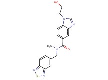 N-(2,1,3-benzothiadiazol-5-ylmethyl)-1-(2-hydroxyethyl)-N-methyl-1H-benzimidazole-5-carboxamide