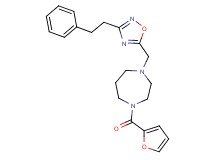 1-(2-furoyl)-4-{[3-(2-phenylethyl)-1,2,4-oxadiazol-5-yl]methyl}-1,4-diazepane