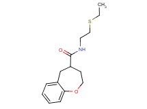 N-[2-(ethylthio)ethyl]-2,3,4,5-tetrahydro-1-benzoxepine-4-carboxamide