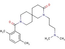 2-[3-(dimethylamino)propyl]-9-(2,5-dimethylbenzoyl)-2,9-diazaspiro[5.5]undecan-3-one