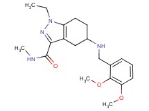 5-[(2,3-dimethoxybenzyl)amino]-1-ethyl-N-methyl-4,5,6,7-tetrahydro-1H-indazole-3-carboxamide