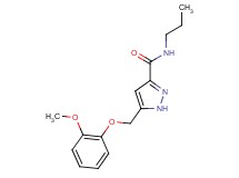 5-[(2-methoxyphenoxy)methyl]-N-propyl-1H-pyrazole-3-carboxamide