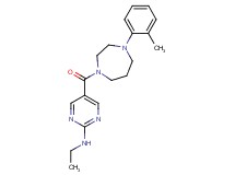 N-ethyl-5-{[4-(2-methylphenyl)-1,4-diazepan-1-yl]carbonyl}pyrimidin-2-amine