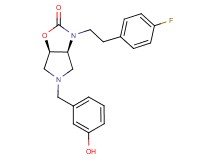 (3aS*,6aR*)-3-[2-(4-fluorophenyl)ethyl]-5-(3-hydroxybenzyl)hexahydro-2H-pyrrolo[3,4-d][1,3]oxazol-2-one