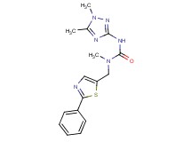 N'-(1,5-dimethyl-1H-1,2,4-triazol-3-yl)-N-methyl-N-[(2-phenyl-1,3-thiazol-5-yl)methyl]urea trifluoroacetate