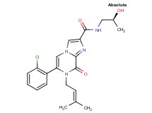 6-(2-chlorophenyl)-N-[(2S)-2-hydroxypropyl]-7-(3-methylbut-2-en-1-yl)-8-oxo-7,8-dihydroimidazo[1,2-a]pyrazine-2-carboxamide