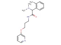 2-(dimethylamino)-2-(2-methylphenyl)-N-[3-(3-pyridinyloxy)propyl]acetamide