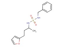 N-benzyl-N'-[3-(2-furyl)-1-methylpropyl]sulfamide