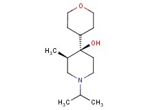 (3R*,4R*)-1-isopropyl-3-methyl-4-(tetrahydro-2H-pyran-4-yl)-4-piperidinol