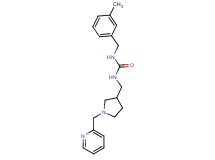N-(3-methylbenzyl)-N'-{[1-(pyridin-2-ylmethyl)pyrrolidin-3-yl]methyl}urea