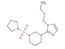 3-(1-butyl-1H-imidazol-2-yl)-1-(1-pyrrolidinylsulfonyl)piperidine