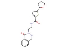 N-[2-(1-oxophthalazin-2(1H)-yl)ethyl]-5-(tetrahydrofuran-2-yl)thiophene-2-carboxamide
