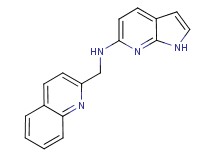 N-(quinolin-2-ylmethyl)-1H-pyrrolo[2,3-b]pyridin-6-amine