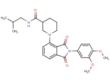1-[2-(3,4-dimethoxyphenyl)-1,3-dioxo-2,3-dihydro-1H-isoindol-4-yl]-N-isobutyl-3-piperidinecarboxamide